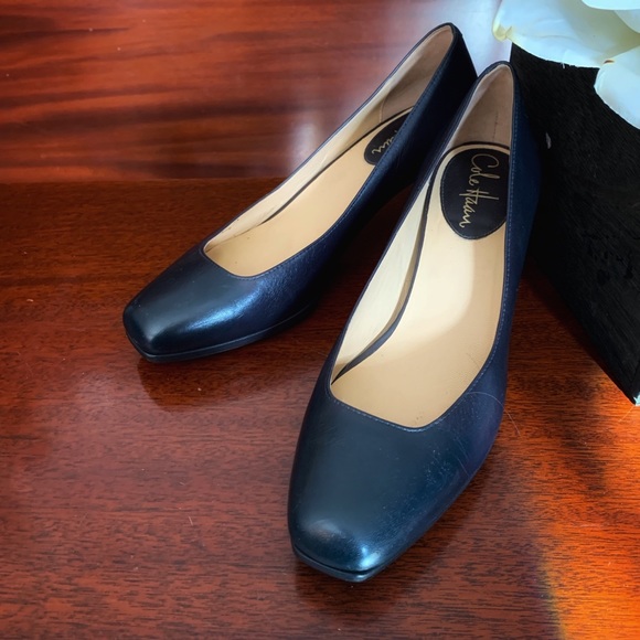 Cole Haan Nike Air Womens Pumps Navy - Size 7.5 AA - Picture 1 of 8